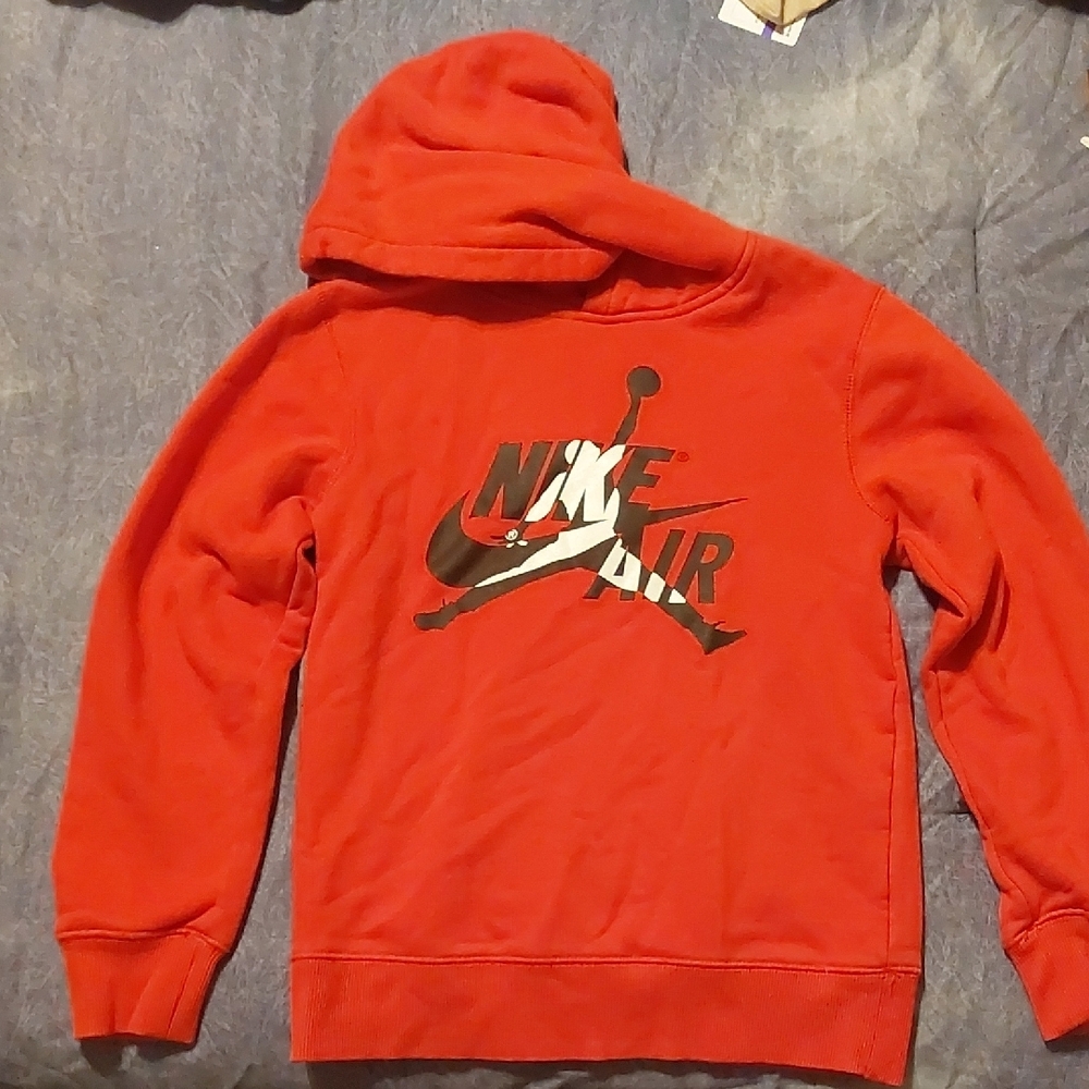 Nike Air Jordan Red Sweatshirt with Logo